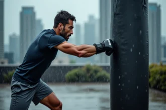 Comment s'entraîner sous la pluie grâce au sac de frappe extérieur étanche ultime ?