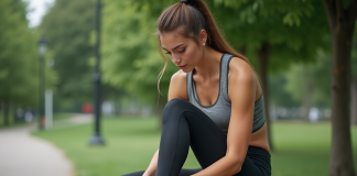 Entraînement à jeun ou nourri : quel est le meilleur choix ? Jeune femme sportive en ville s'apprêtant à courir