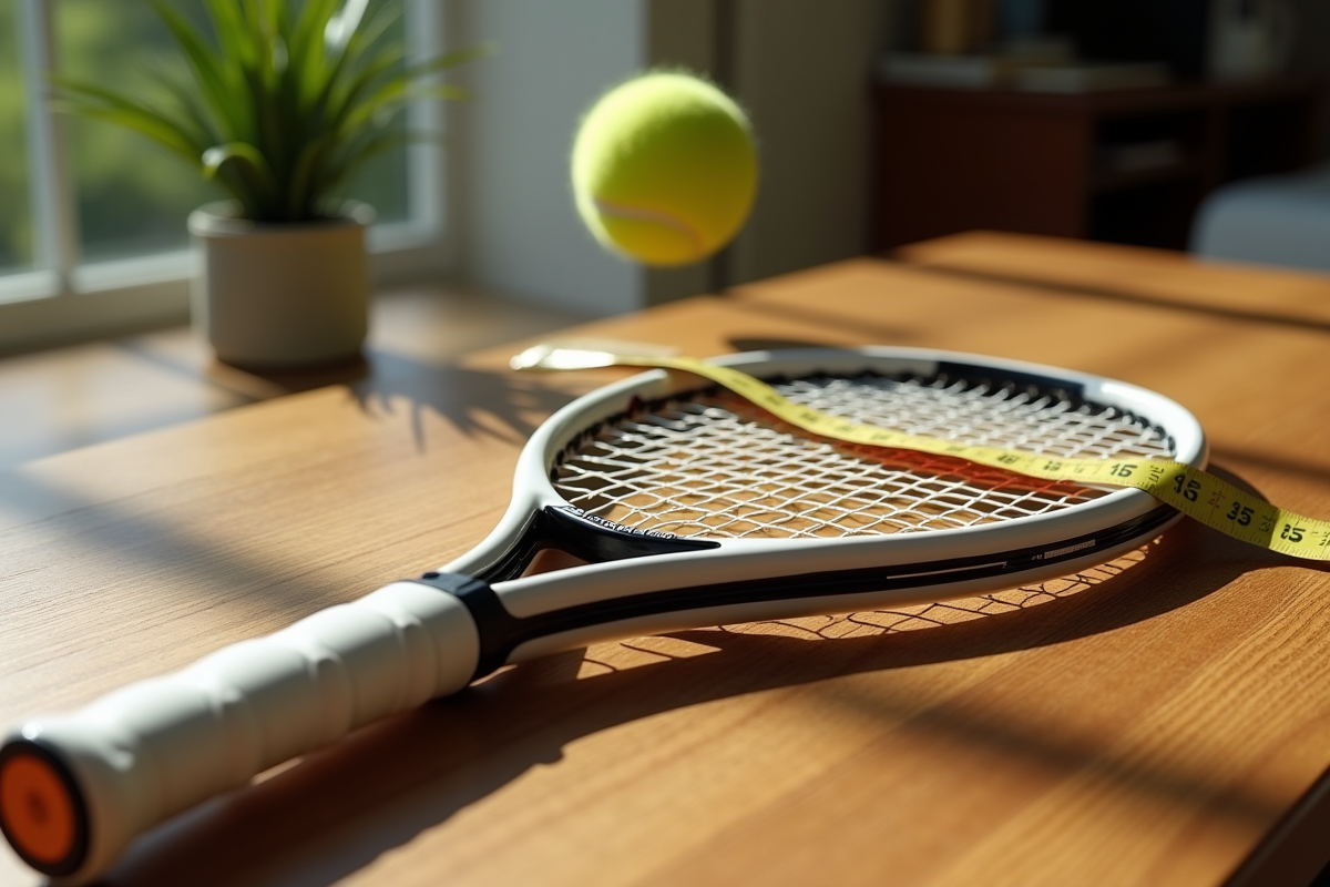 Mesure de la taille de la tête d’une raquette de tennis : techniques et astuces