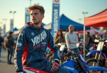 Prix Yamaha 125 motocross : où acheter au meilleur tarif ? Jeune homme en motocross avec Yamaha 125 en concession