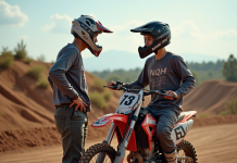 Prix moto-cross 150cc : le guide ultime pour bien choisir Jeune homme inspectant une moto de motocross 150cc en plein air